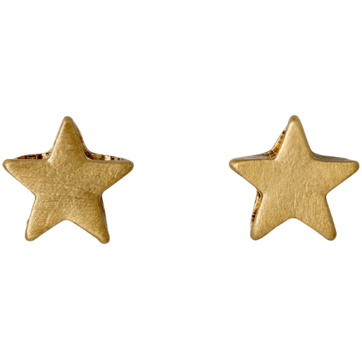 Ava gold plated mini star stud earrings pilgrim