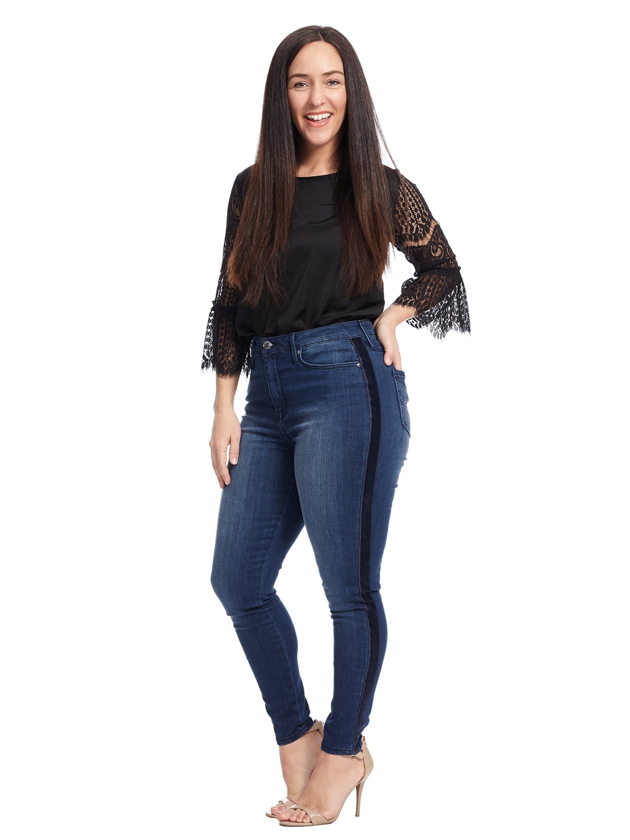 ultra high rise skinny jeans