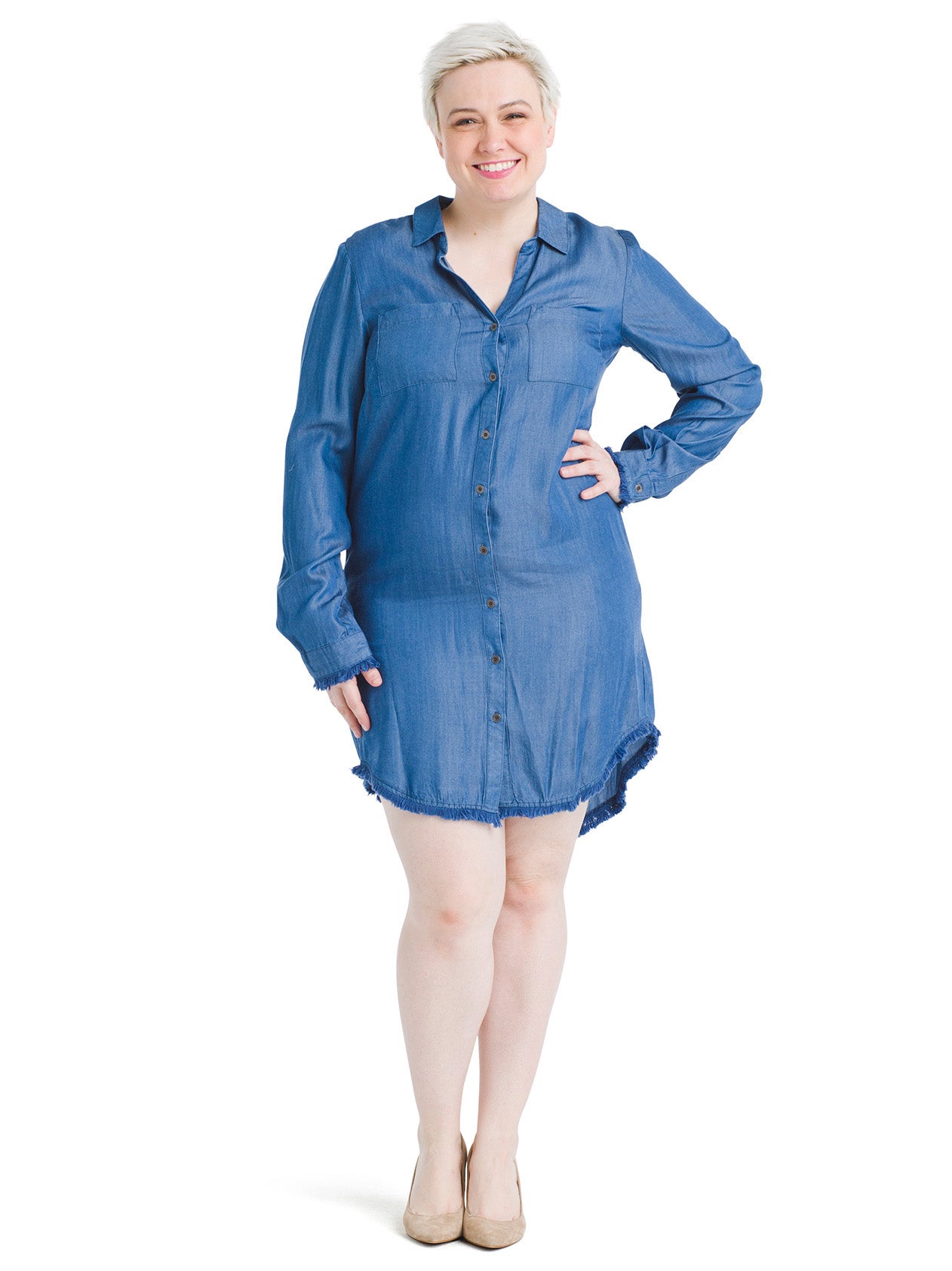 Dolly Denim Shirt Dress by Something 4 Olivia Online | THE ICONIC |  Australia