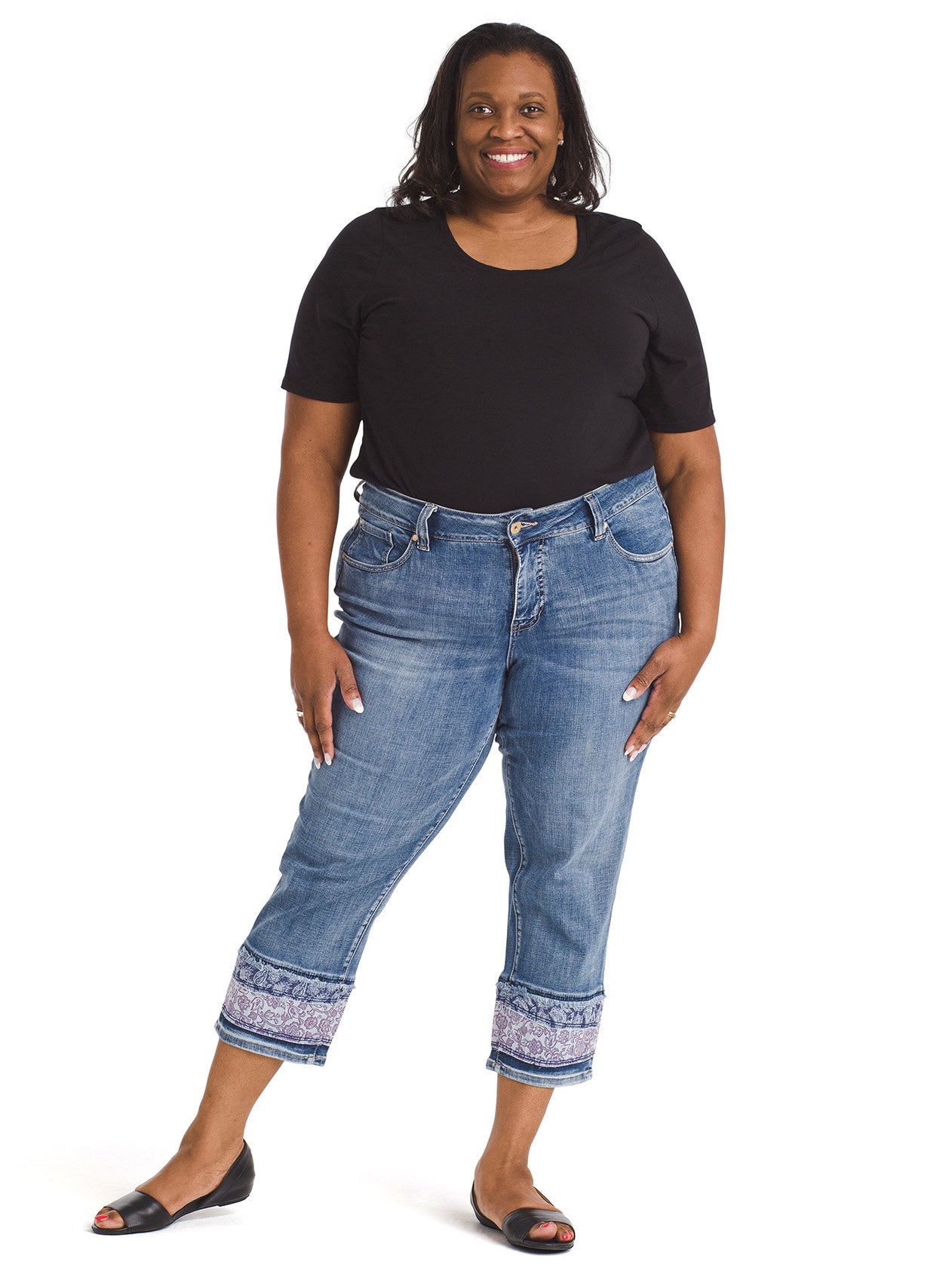 Sow parti politi Patched Layered Hem Carter Girlfriend Jeans | JAG Jeans | Gwynnie Bee  Rental Subscription