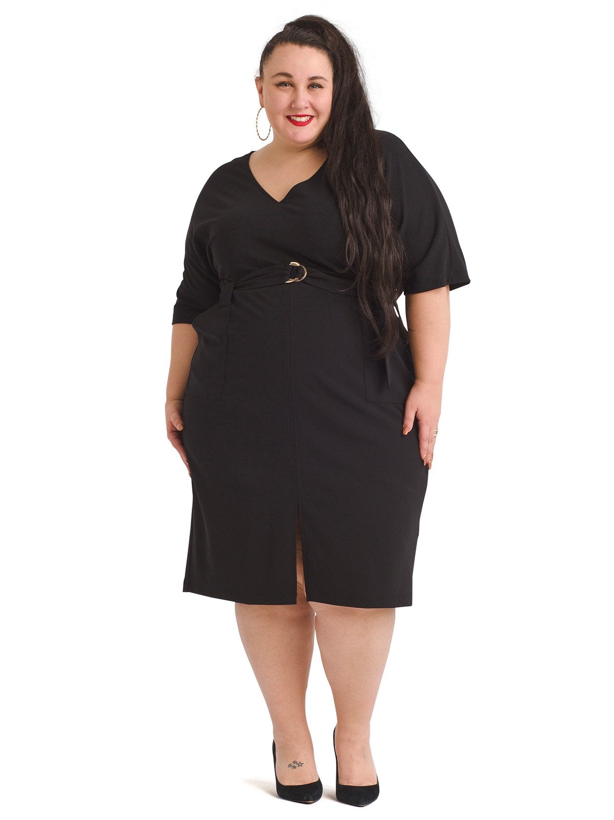 dolman sheath dress