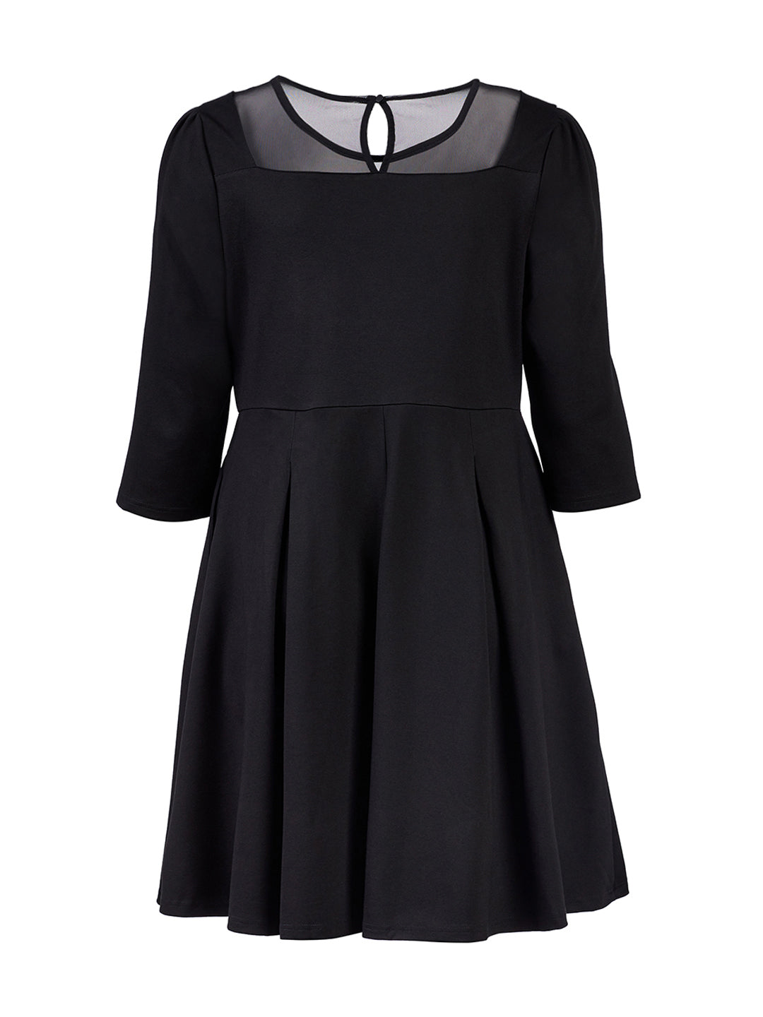 Black Fit and Flare Dress