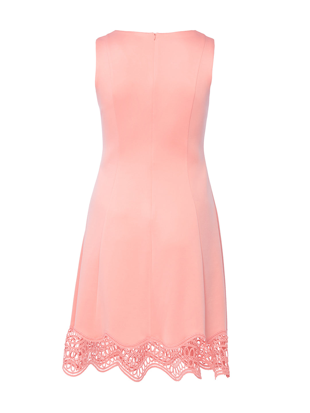 light pink fit and flare dress