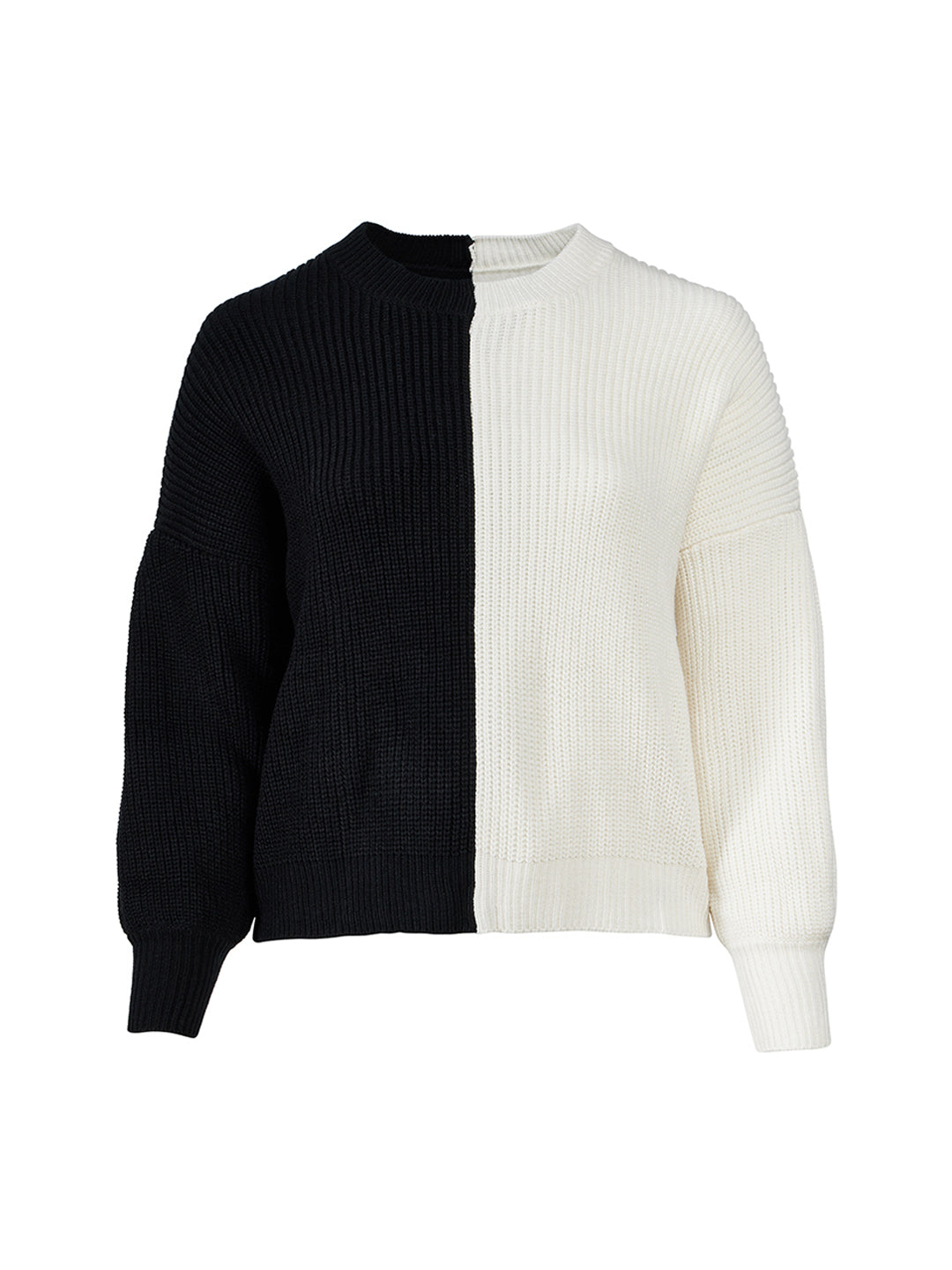 Half & Half Colorblock Sweater | Sanctuary Clothing | Gwynnie Bee 