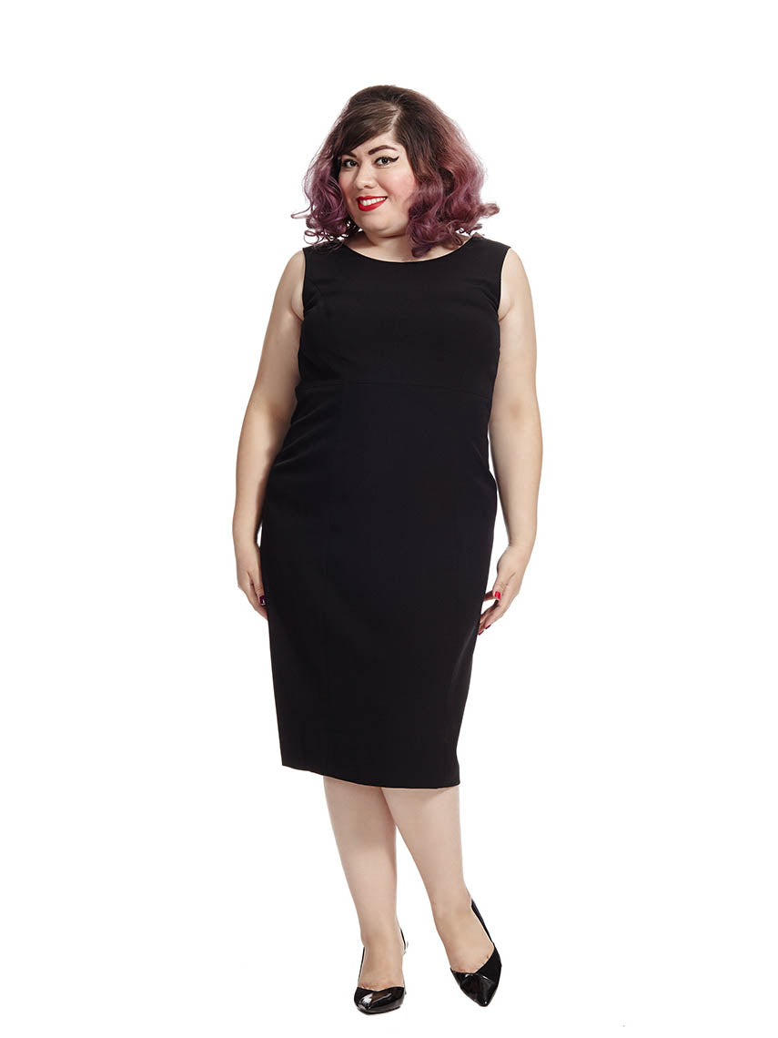 kasper crepe sheath dress