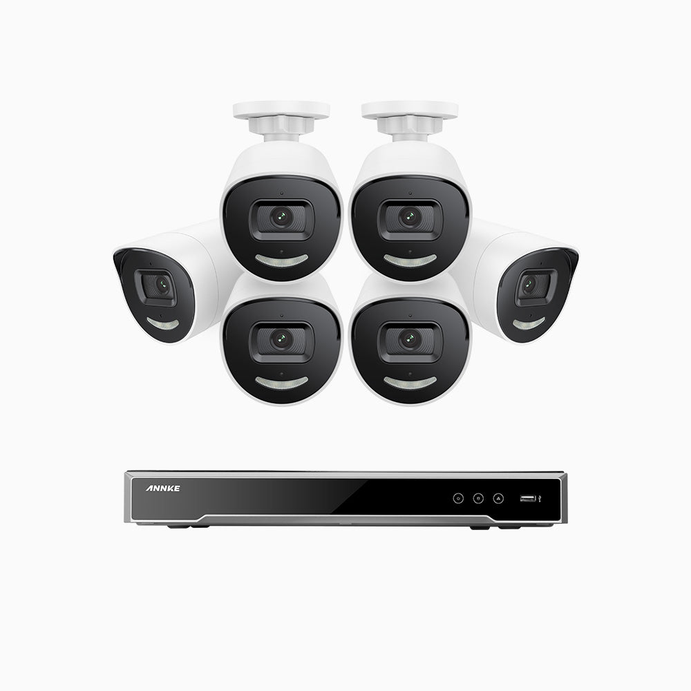 ANNKE AH800 Advanced 4K 8 Channel 6 Camera PoE Security System- ANNKE Store