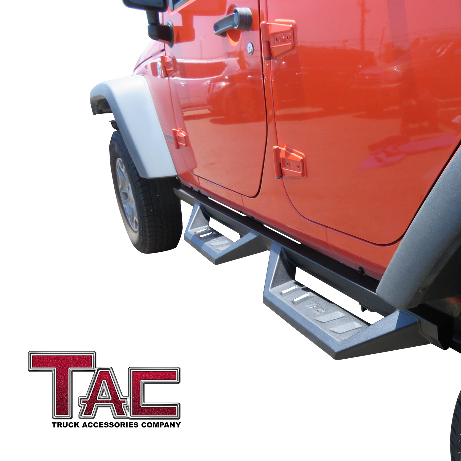 TAC Sidewinder Running Boards Fit 2007- 2018 Jeep Wrangler JK 4 Door S –  TACUSA