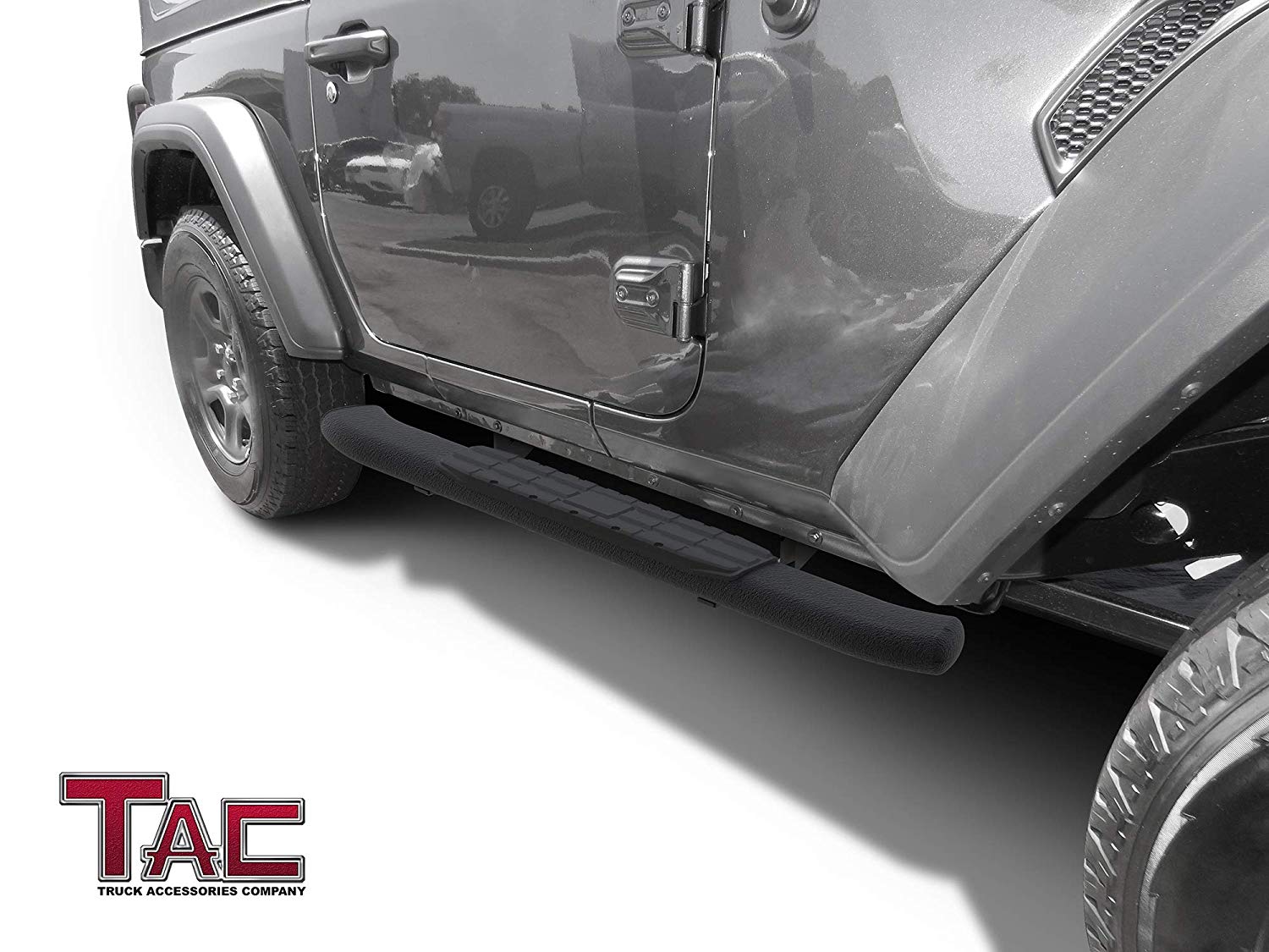 TAC Heavy Texture Black PNC Side Steps For 2018-2023 Jeep Wrangler JL –  TACUSA