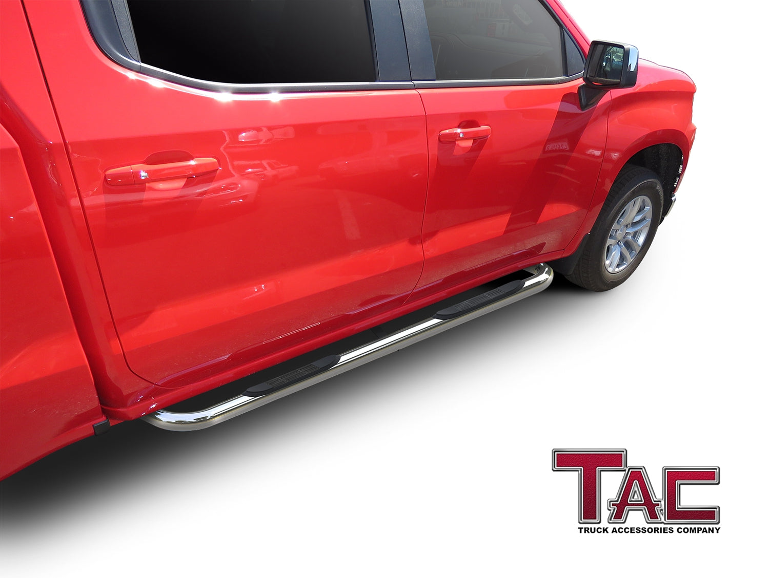 stainless steel nerf bars chevy silverado