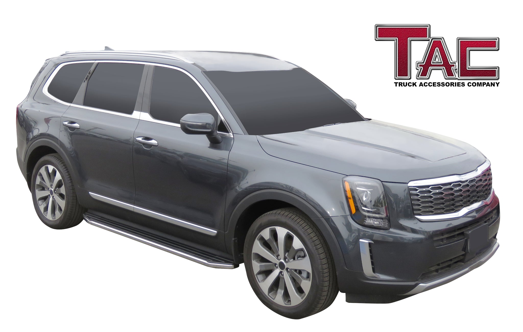 TAC ViewPoint Running Boards for 20202023 KIA Telluride SUV 5.5” Alum