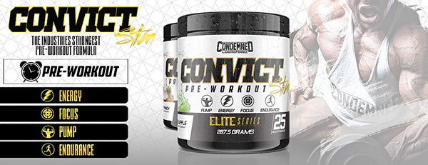 Condemned Labz Convict Stim Pre-Workout Supplement — Supplement City USA