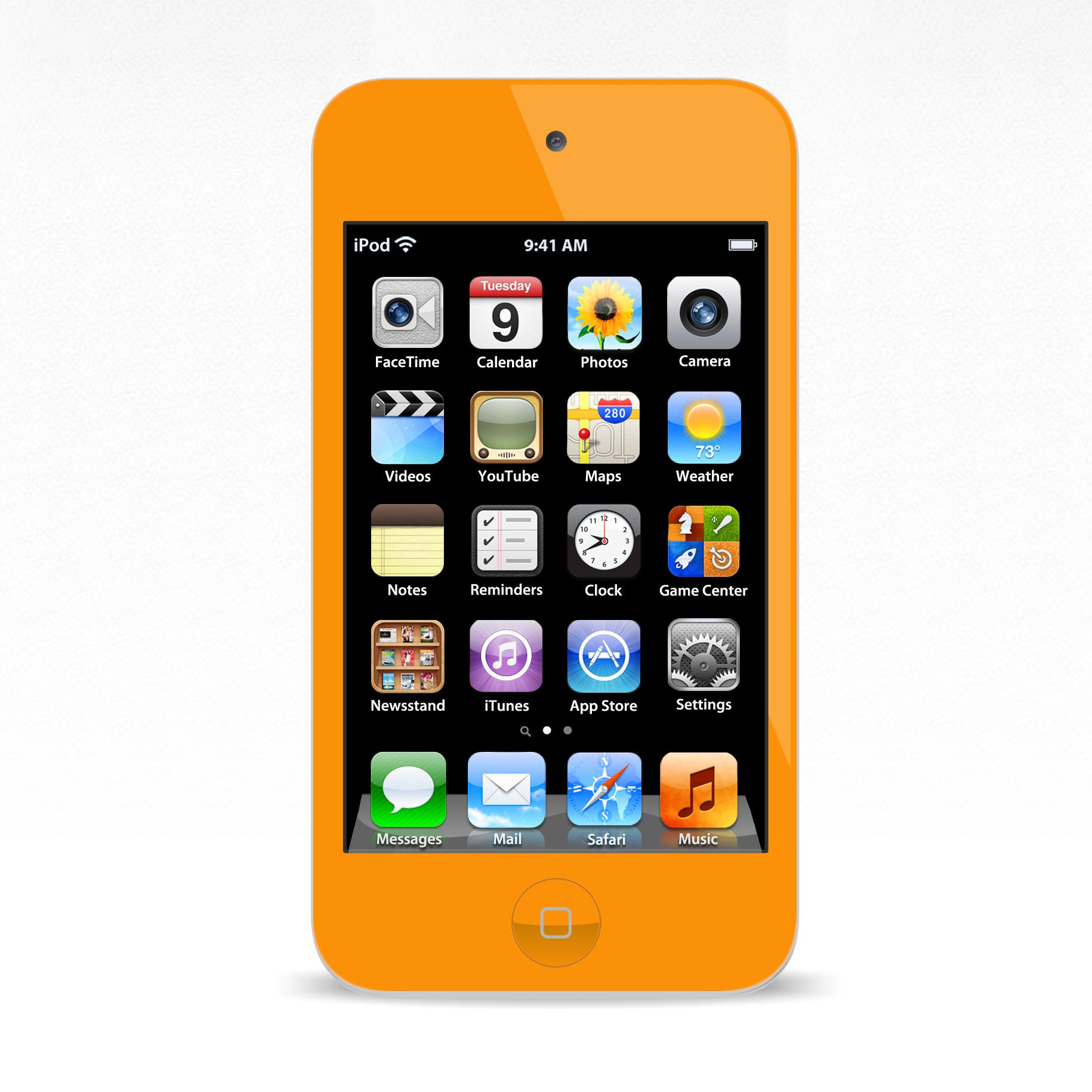 iPod Touch 4 Orange Colour Conversion