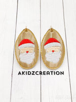 santa earring pattern