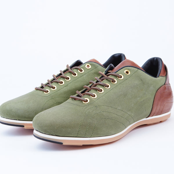 Pantofola d'Oro Leather and Canvas Sneakers – Pantofola d'Oro