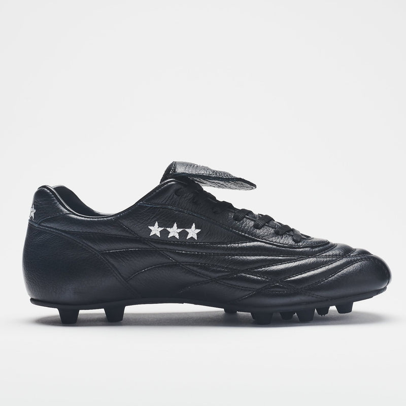 all black football boots