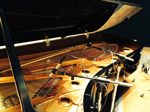 3 Zigma SD-C and SD-H Microphones on Concert Grand Yamaha on Jazz at Lincoln Center Tour.