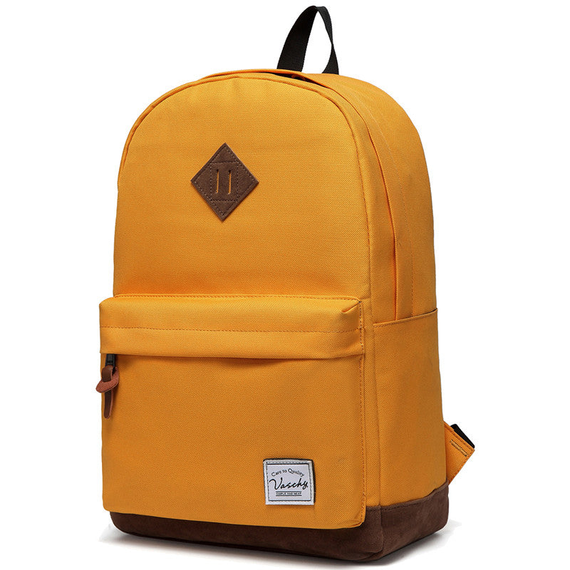Vaschy Unisex Classic Water Resistant School Backpack Bookbag Rucksack ...