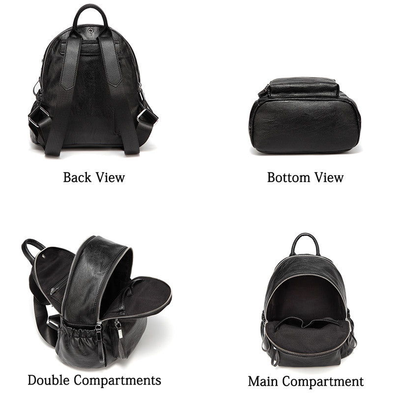 cute faux leather backpacks