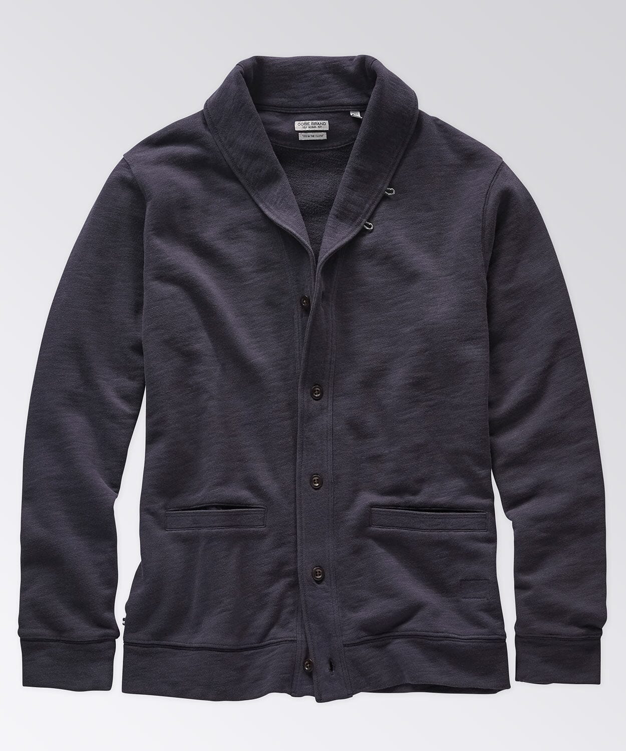 Men's Full Zip Wool Cardigan | OOBE BRAND