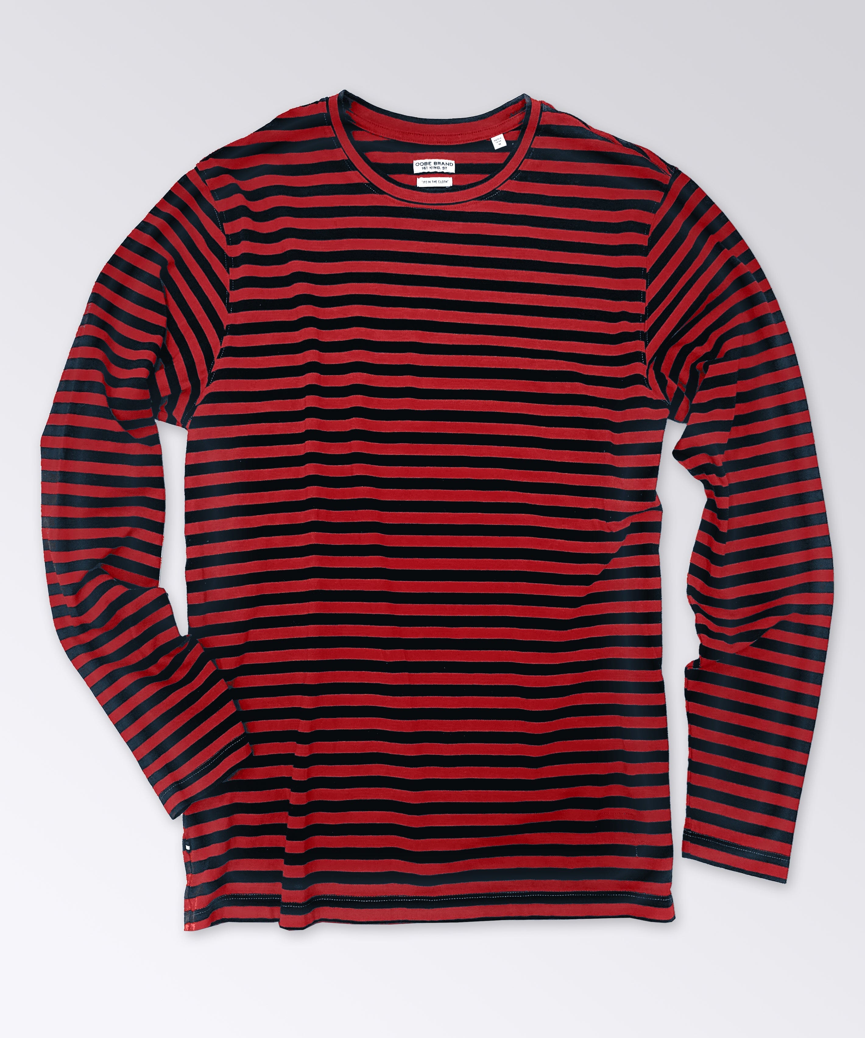 Organic Run Shirt: Striped