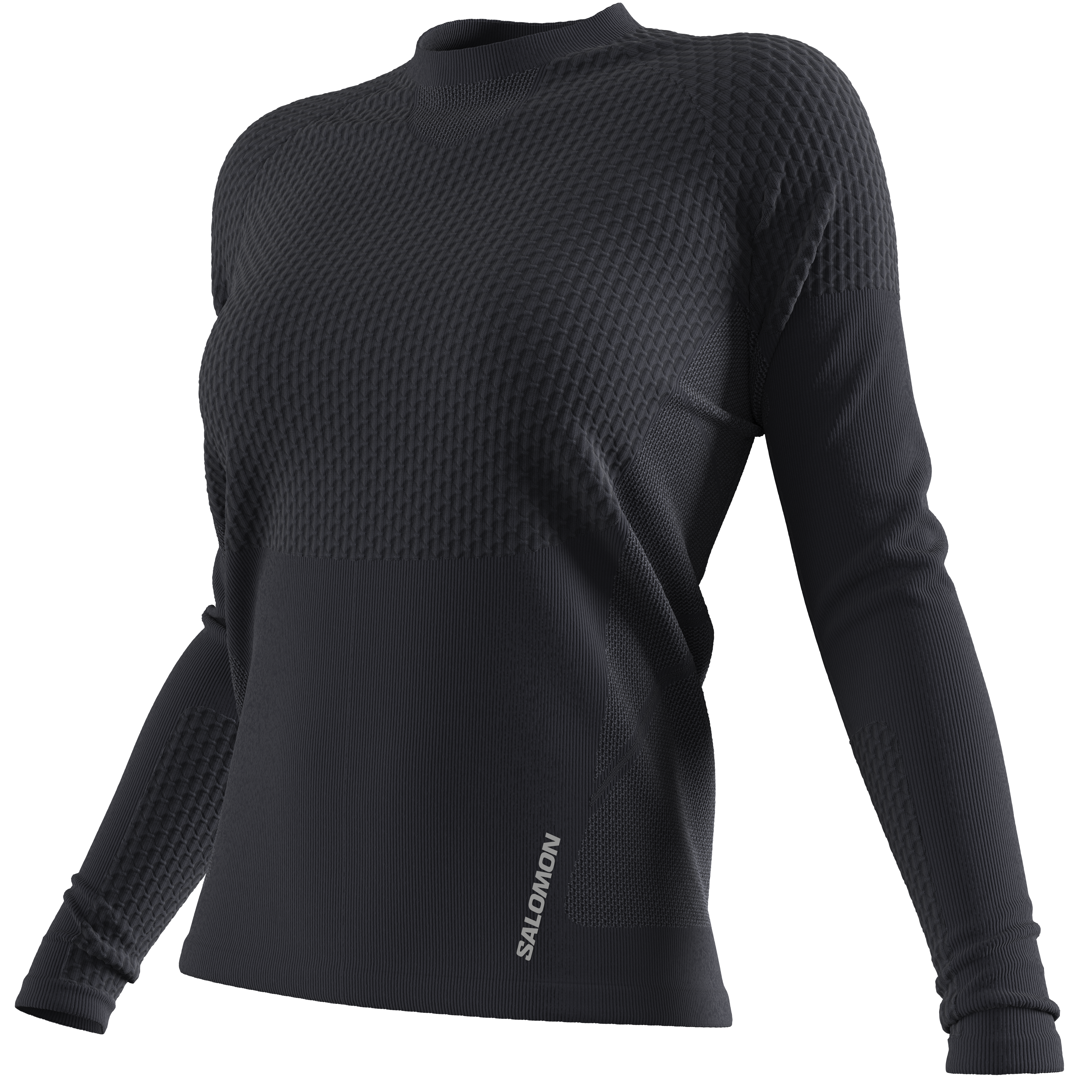 Salomon Sense Long Sleeve Tee Women's Tops Black