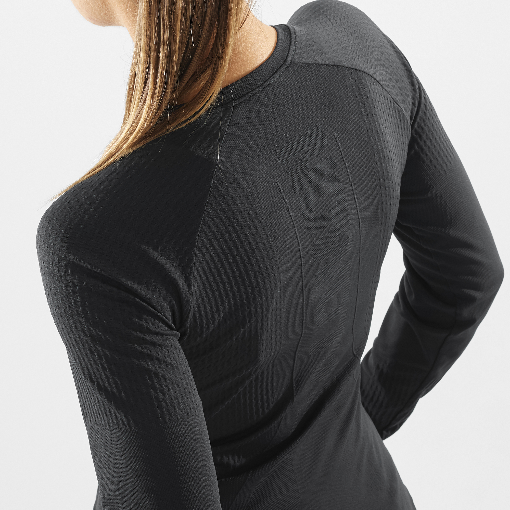 Salomon Sense Long Sleeve Tee Women's Tops Black