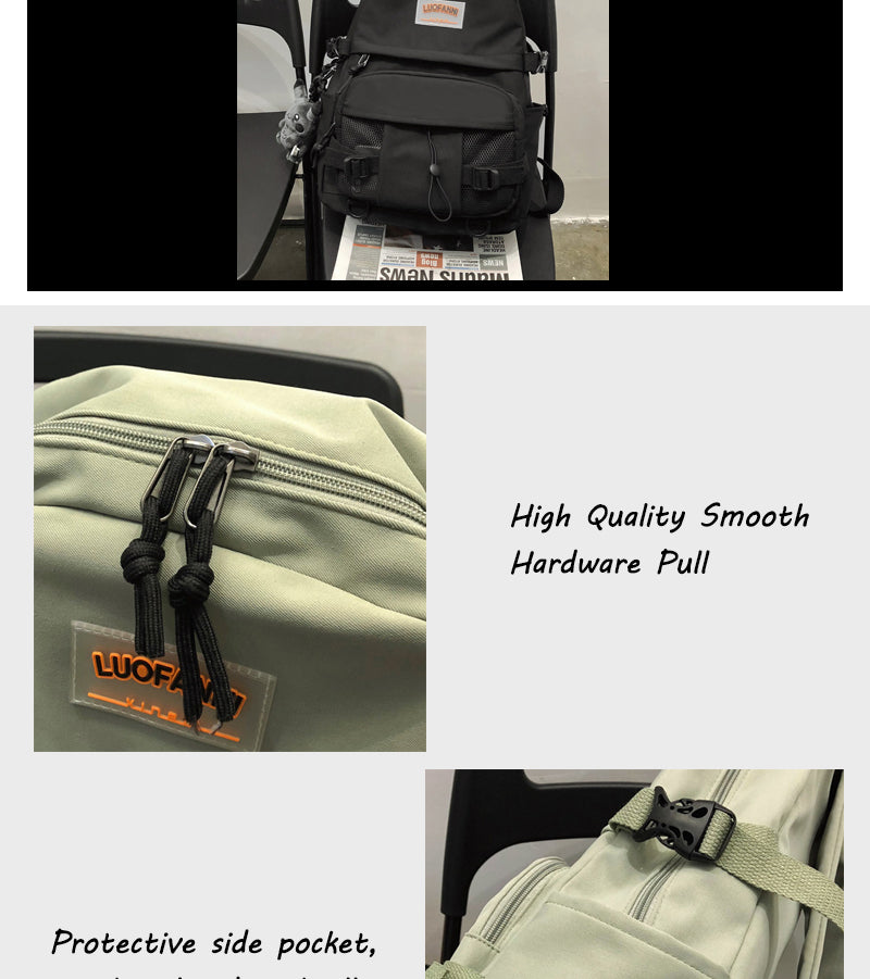Www.elitedesignerbags.com Collegiate Backpack Waterproof Nylon Backpacks For Women Bookbags For Teens Travel Bckpack Large Capacity