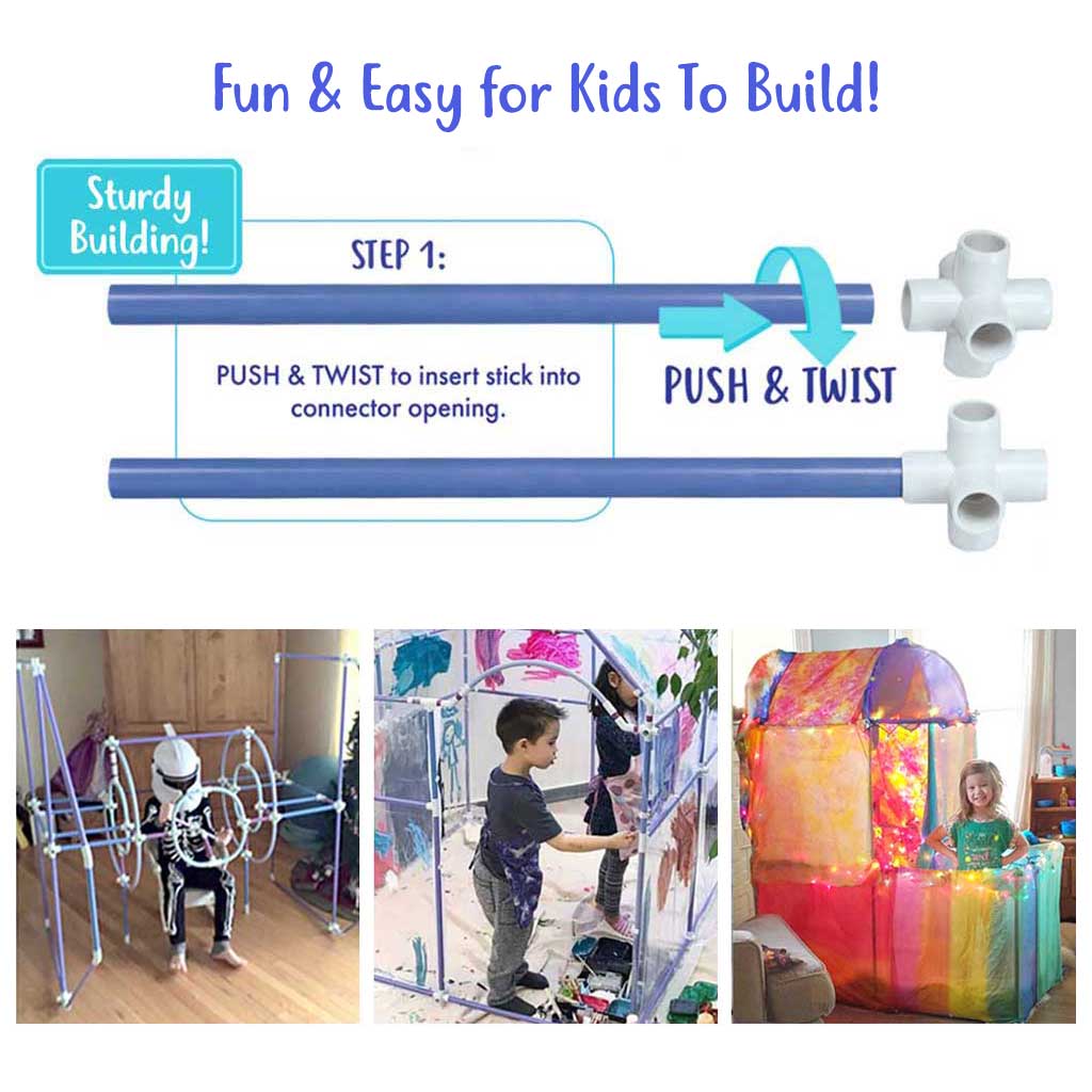 A Build a Fort Kit for Kids from Fort Magic