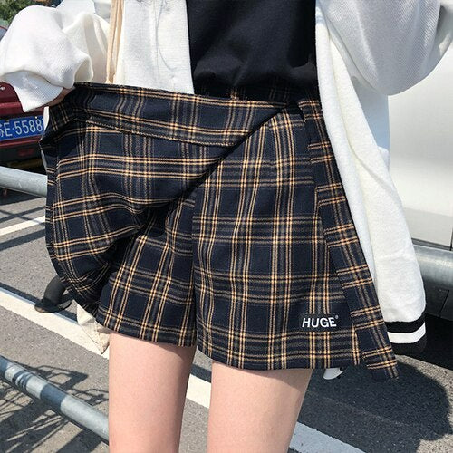 Aesthetics Soul | Plaid Vintage College Skirt – Aesthetic Clothes Store