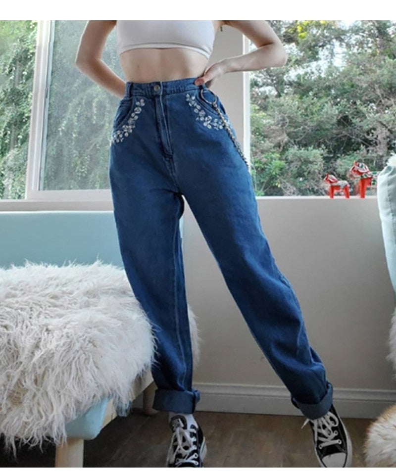 Sunflowers Mom Jeans – Boogzel Clothing