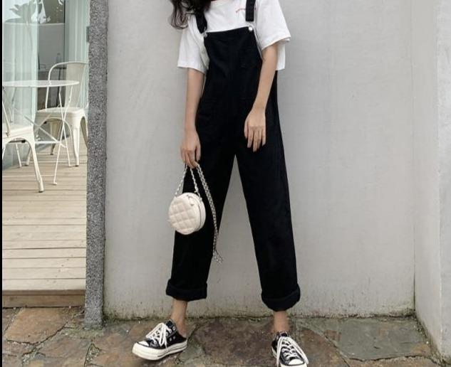School Bus Dungarees – Aesthetic Clothes Store