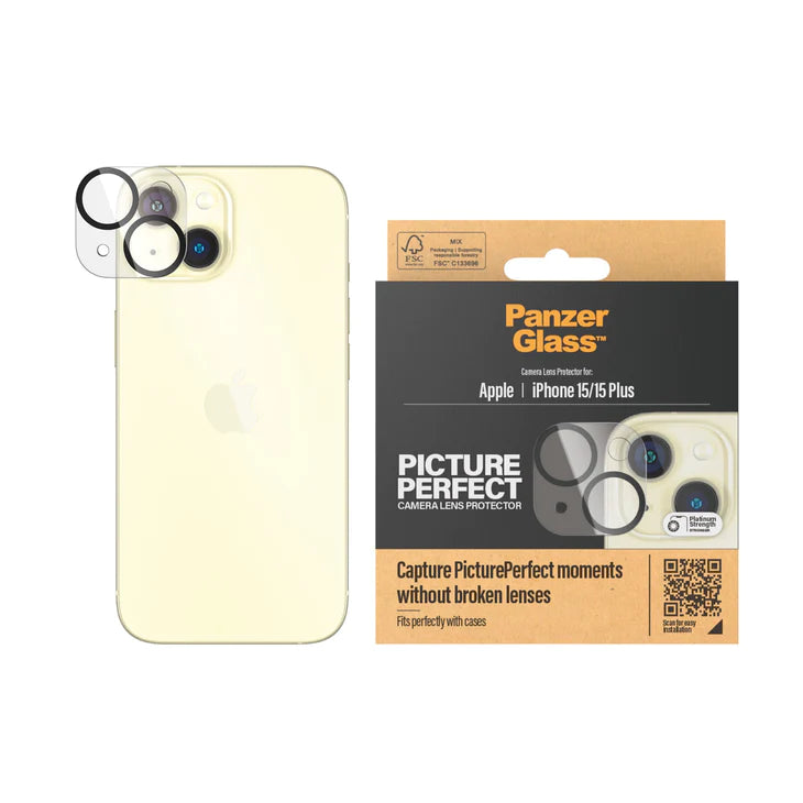 PanzerGlass PicturePerfect - Apple iPhone 13 Pro Max Verre trempé Protection  Objectif Caméra - Compatible Coque 4-123356-1 