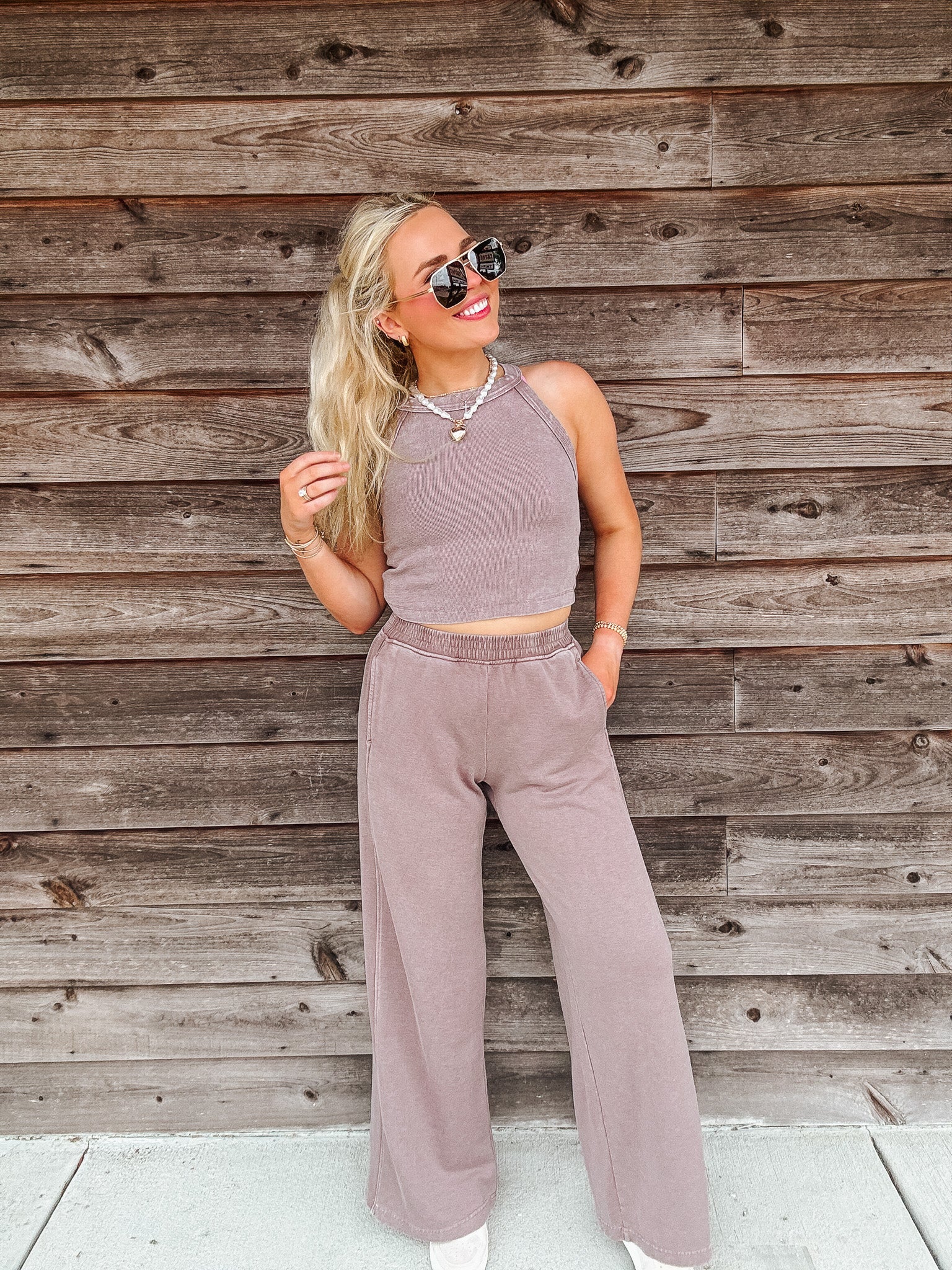 Basic Needs Mocha Tank Top