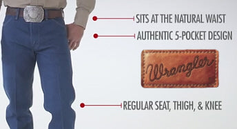 Wranlger Cowboy Cut Original Fit 13MWZ Rigid Jeans