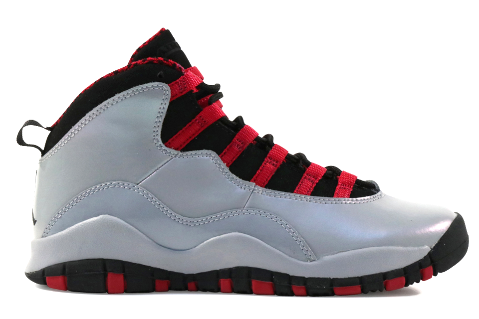 red white and blue jordan 10