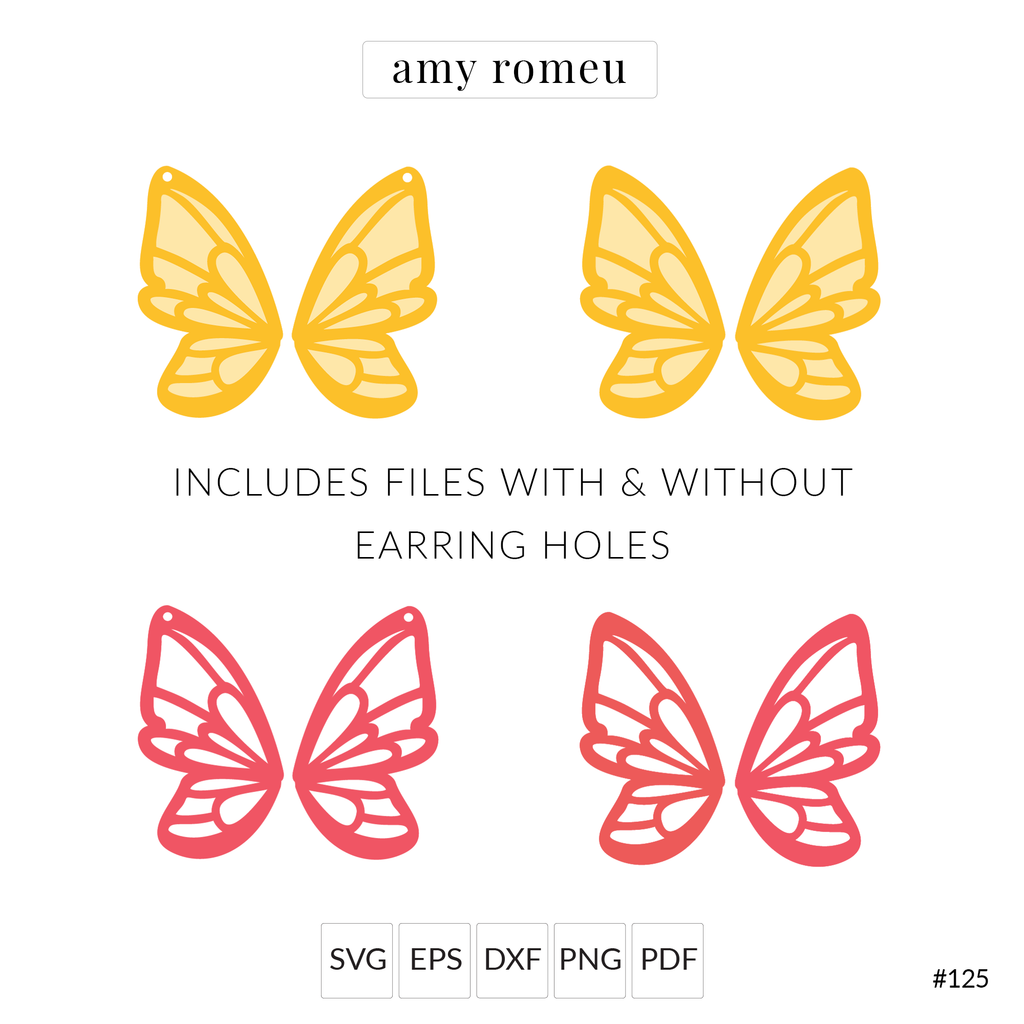 Free Free 307 Butterfly Earring Svg SVG PNG EPS DXF File