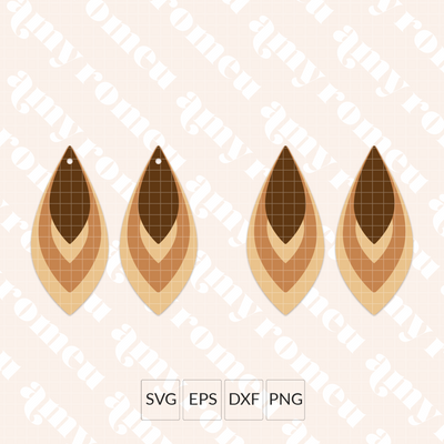 Autumn Leaves 3 Piece Dangle Earrings SVG – ShelbyDesigning