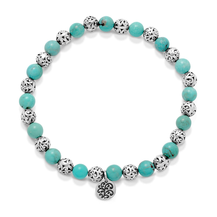 Leaf Stretch Bracelet (Flat Beads) – Louisa B Designs