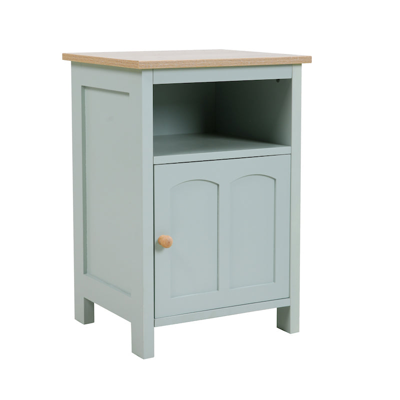 pastel bedside table