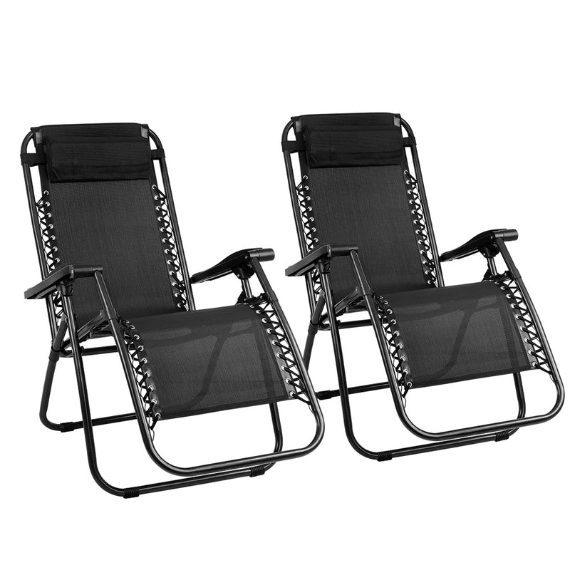 black anti gravity chair