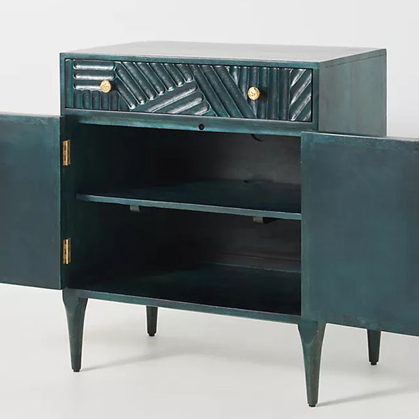 Heso Hand Carved Hardwood Cabinet Buffet | Notbrand