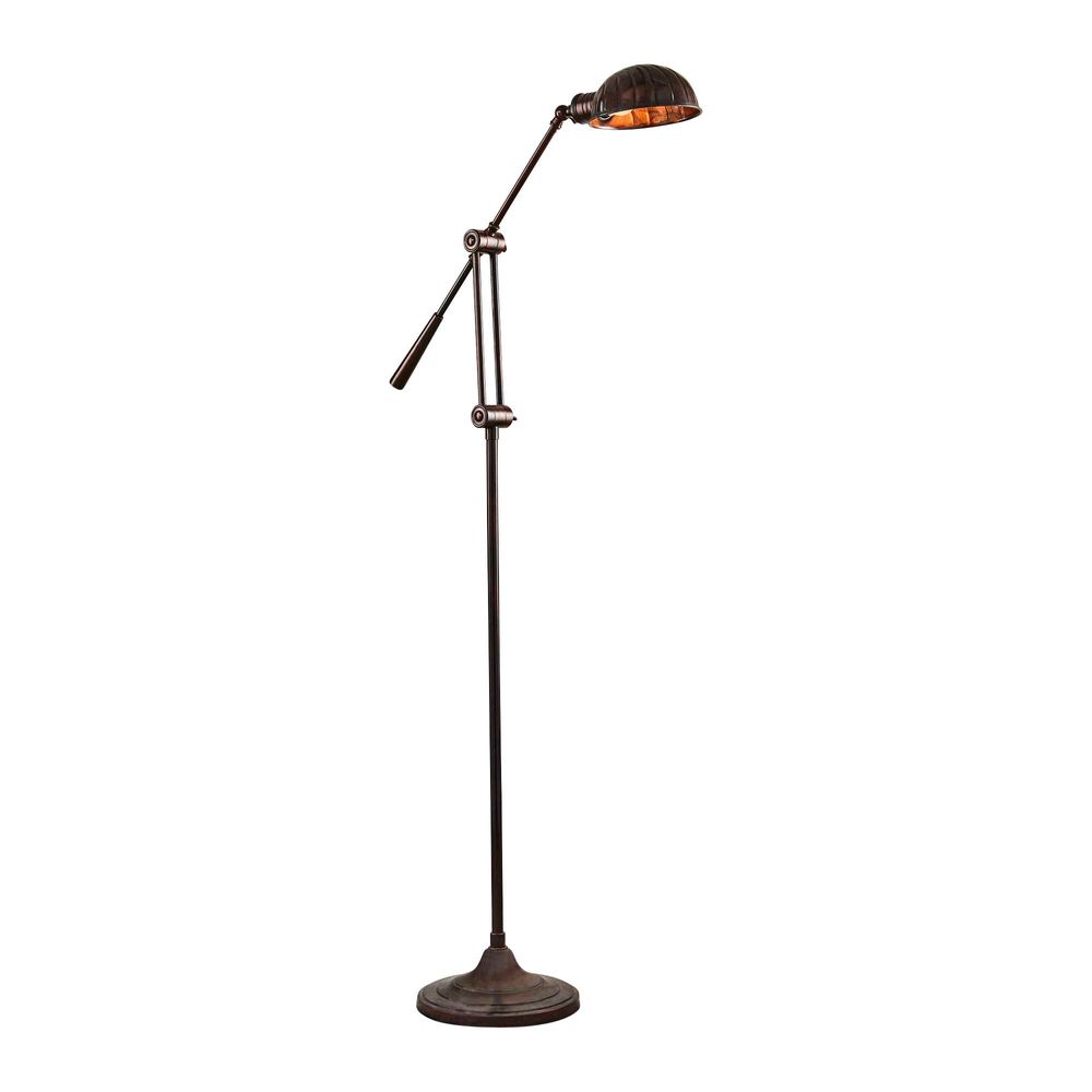 bronze and brass floor lamp