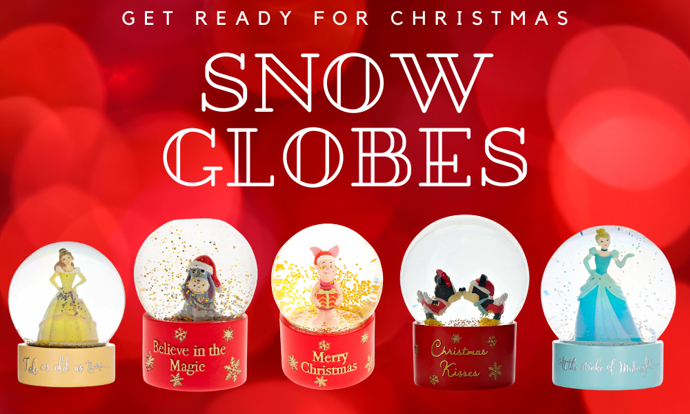 Disney Christmas snow globes