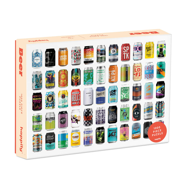 Happily Beer Design Jigsaw Puzzle