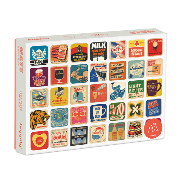 Happily Beer Mats Jigsaw Puzzle