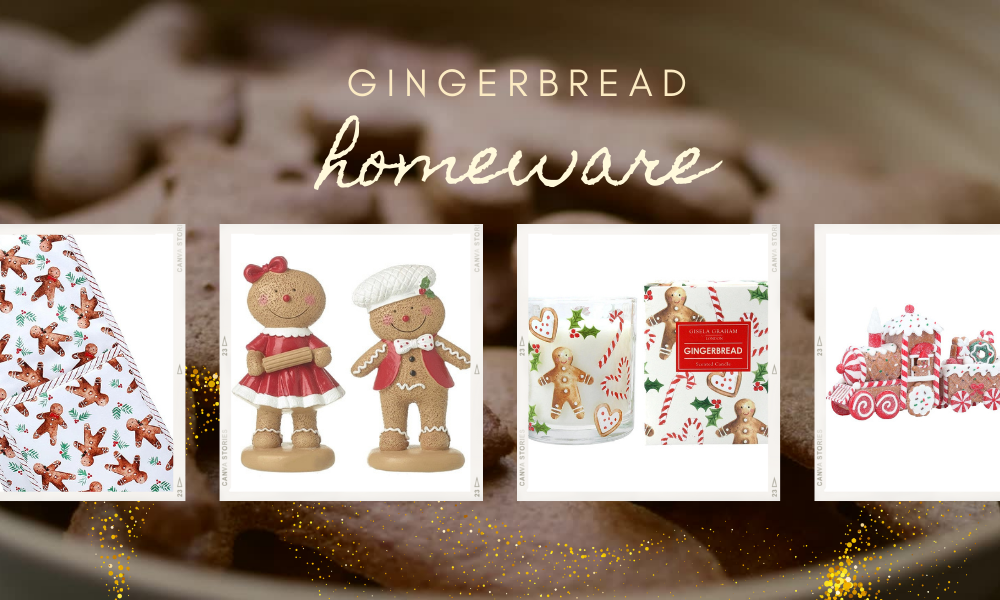 gingerbread homeware decorations