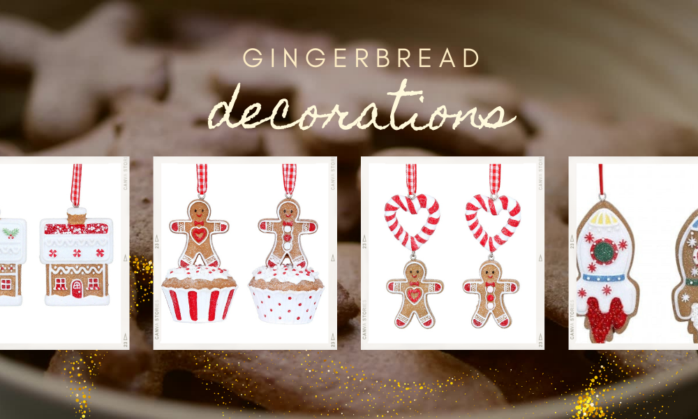 hanging gingerbread decorations