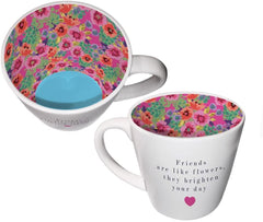 friends are like flowers gift mug