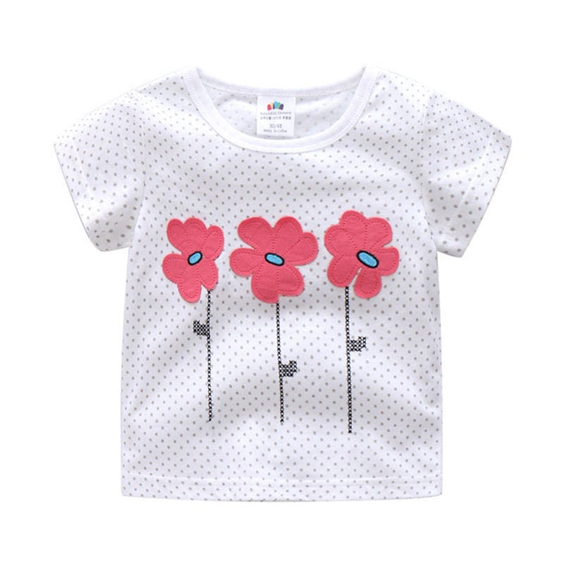 Children’s T-Shirt Women’s Short-Sleeved New Korean Style Summer Coat Bottoming Shirt