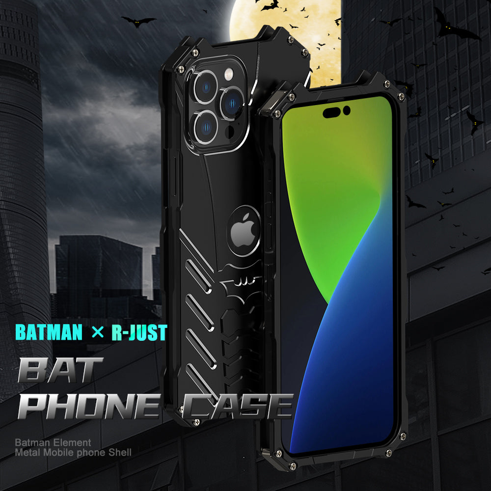 R-Just Batman Shockproof Aluminum Shell Metal Case for iPhone 14 serie –  Casetrend